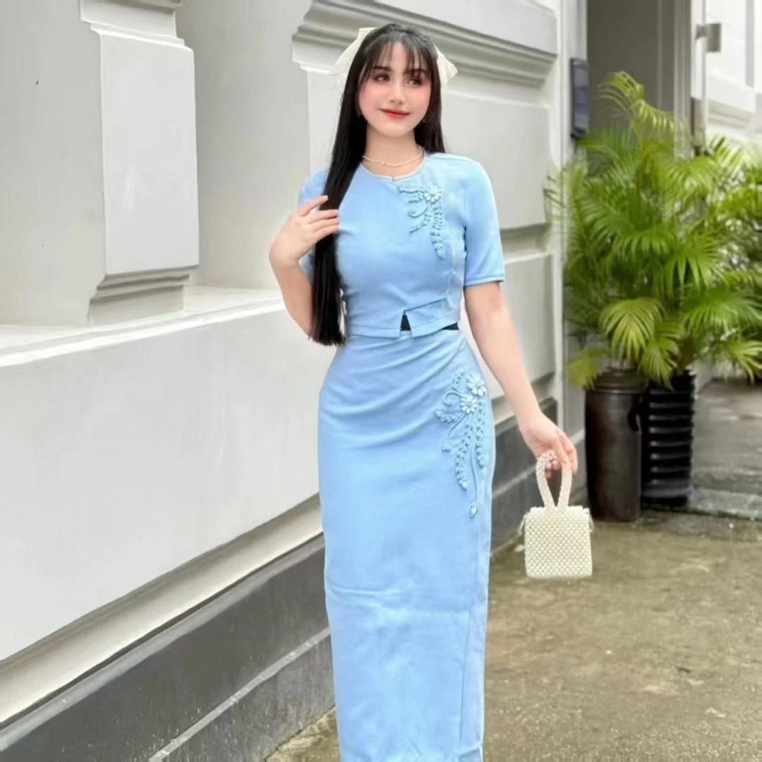 2025泼水节傣族成人服装