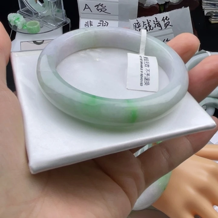 手链翡翠未镶嵌天然55