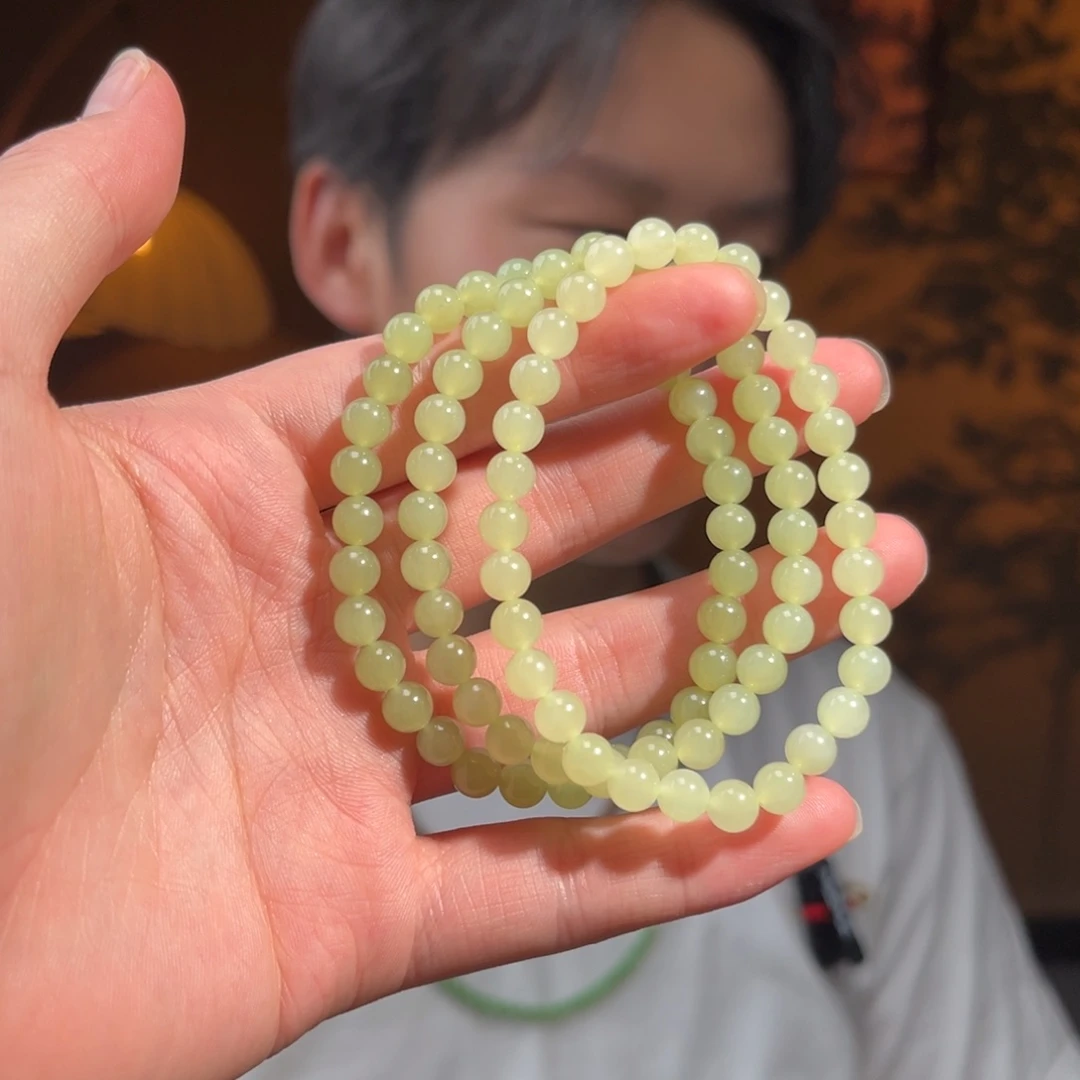手串未镶嵌和田玉黄口多样性发货拍一发一50