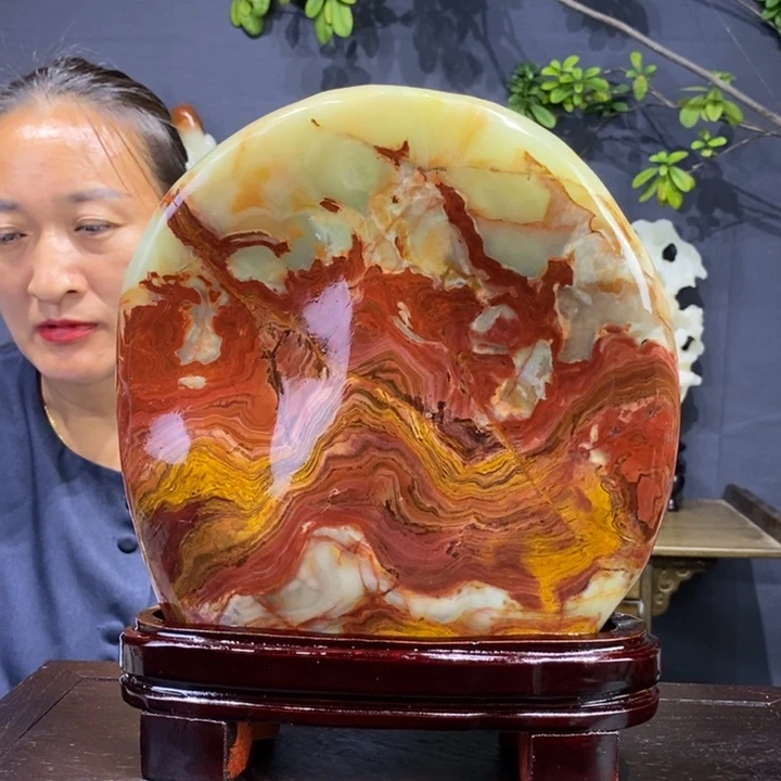 石材精品古青石摆件