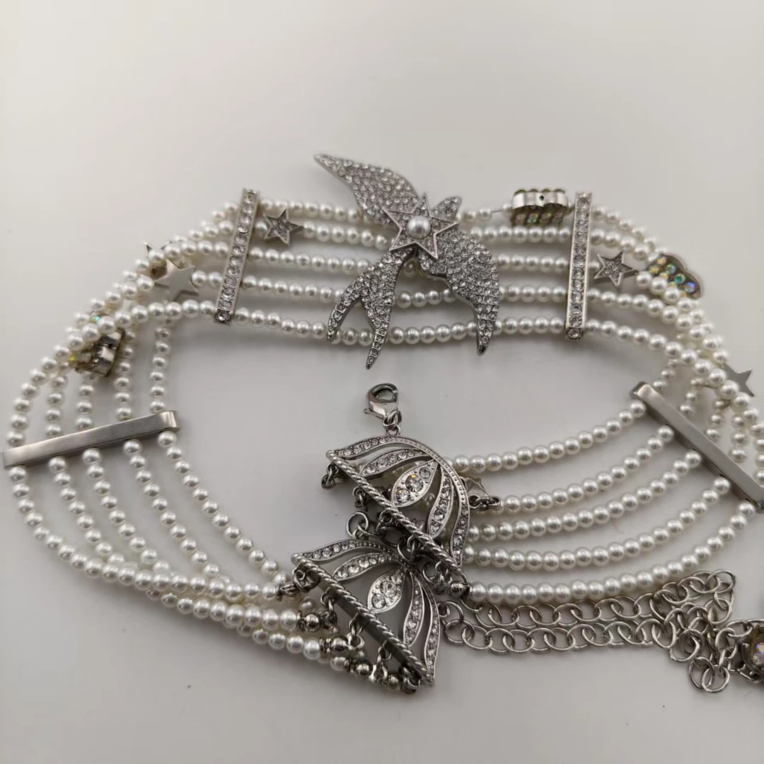 铜合金项链  VTGViVi饰品/中古饰品/时尚复古百搭/P04/中古项链