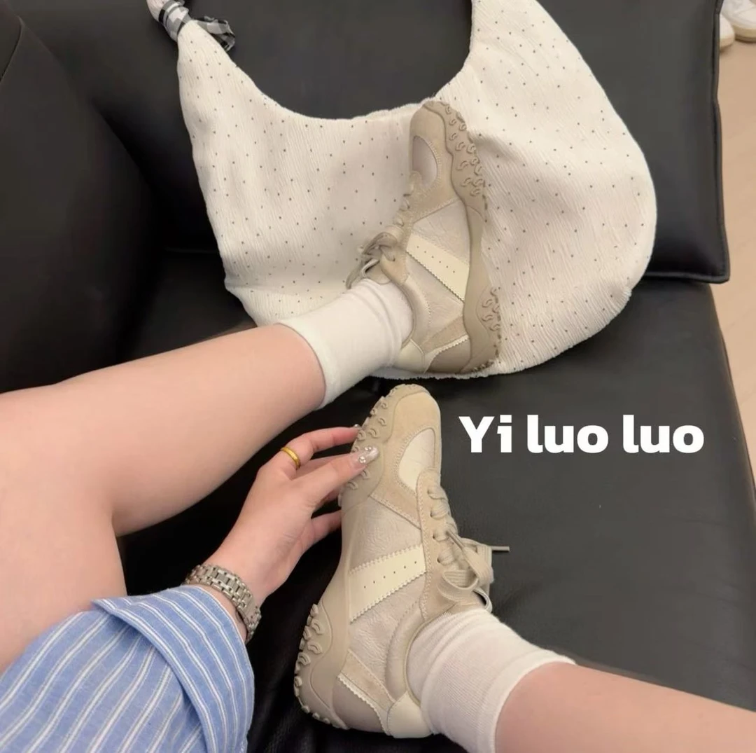 元气首尔羊皮内里夏季低帮女鞋韩版舒适平底运动透气女鞋