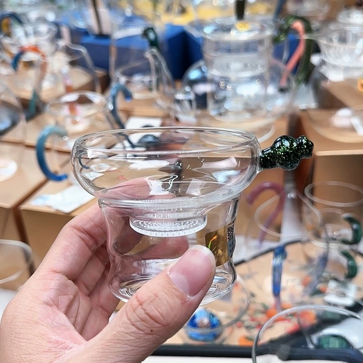 禾器黑金奉珠茶漏激光