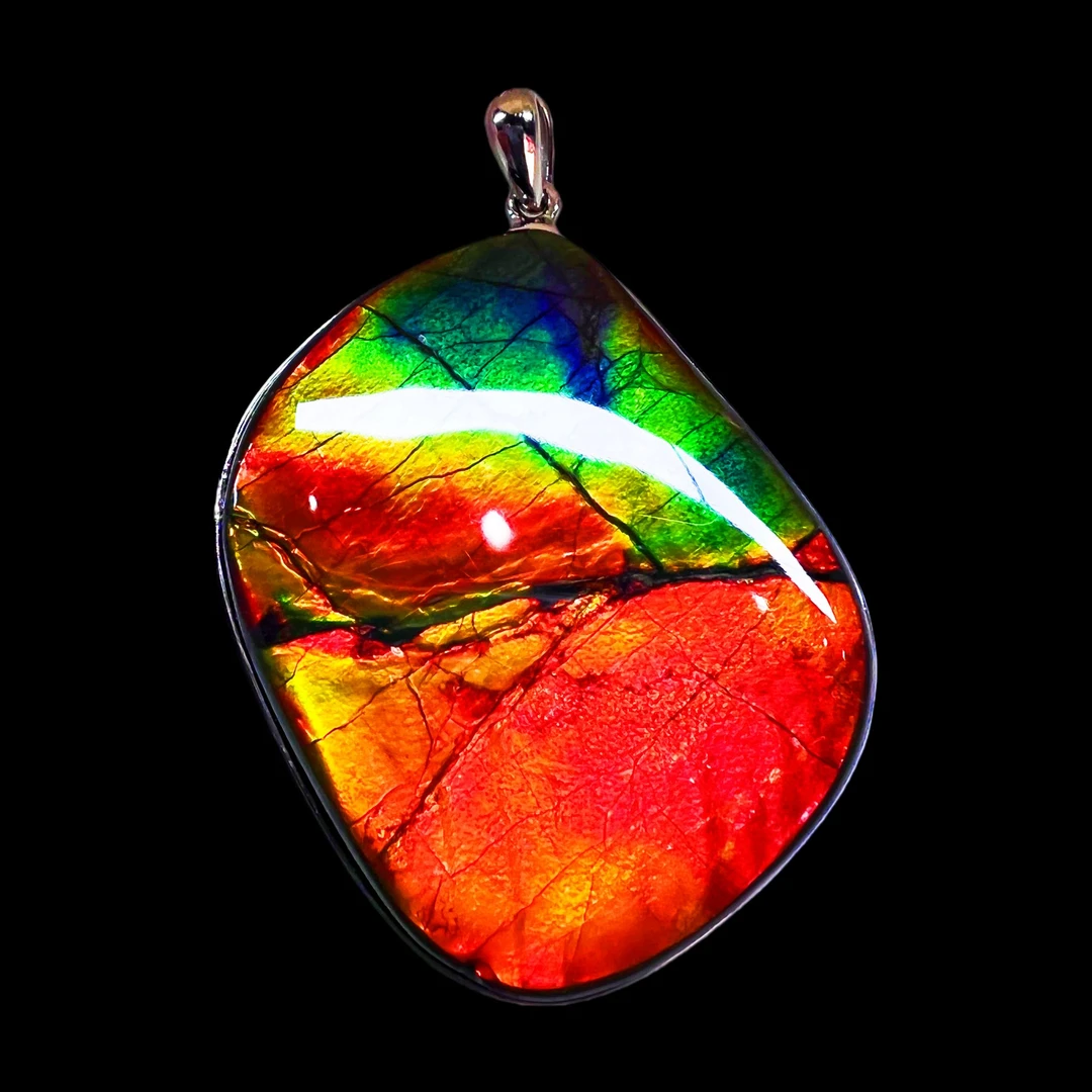 【斑彩】42.7mm  加拿大 N-38   DZ-E 创意饰品 E517