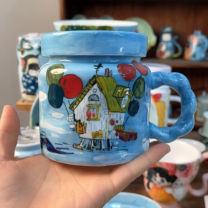 陶景德镇釉下手绘陶瓷