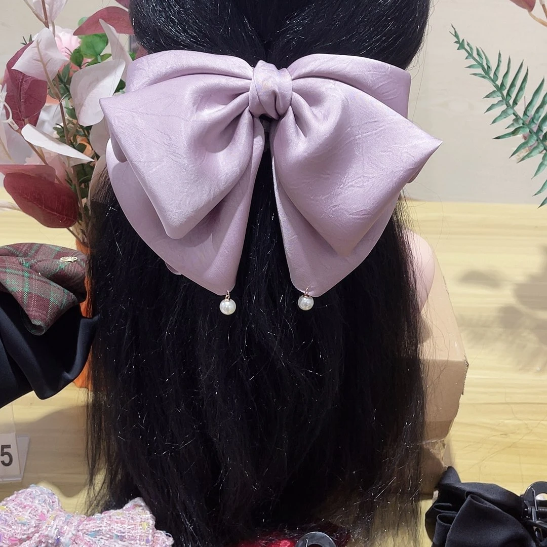 布艺铁合金蝴蝶结发夹