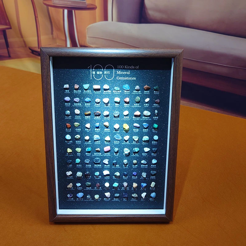 100种矿物家居饰品适合客厅书房桌面装饰水晶石摆件矿石标本摆件