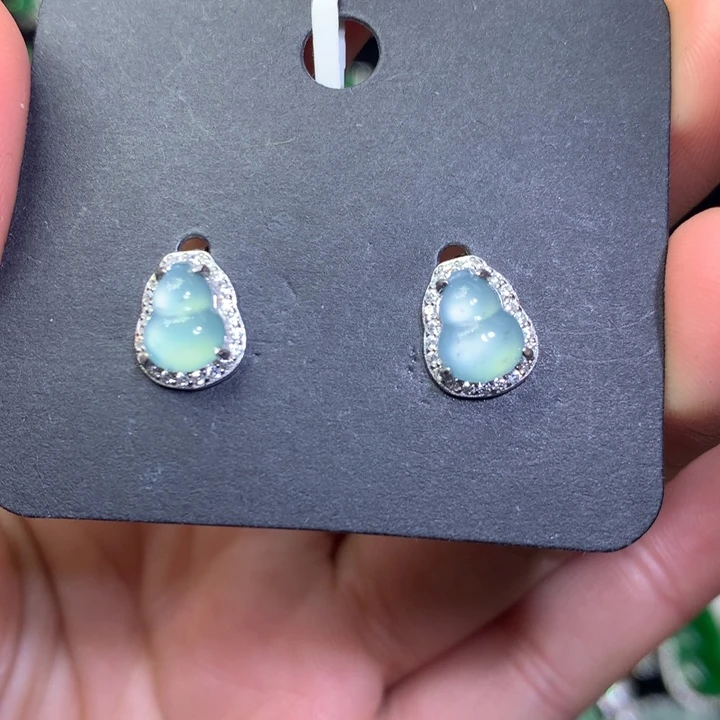 【闪购商品】翡翠颈饰银S925镶嵌天然翡翠