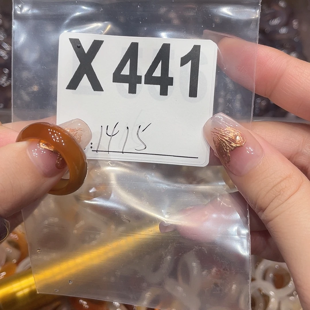 玛瑙/玉髓未镶嵌戒指441