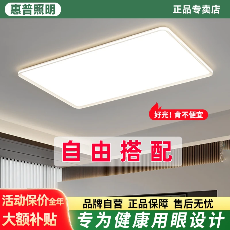 惠普照明灯具搭配全屋灯具设计师简约房间灯广东中山护眼灯12月