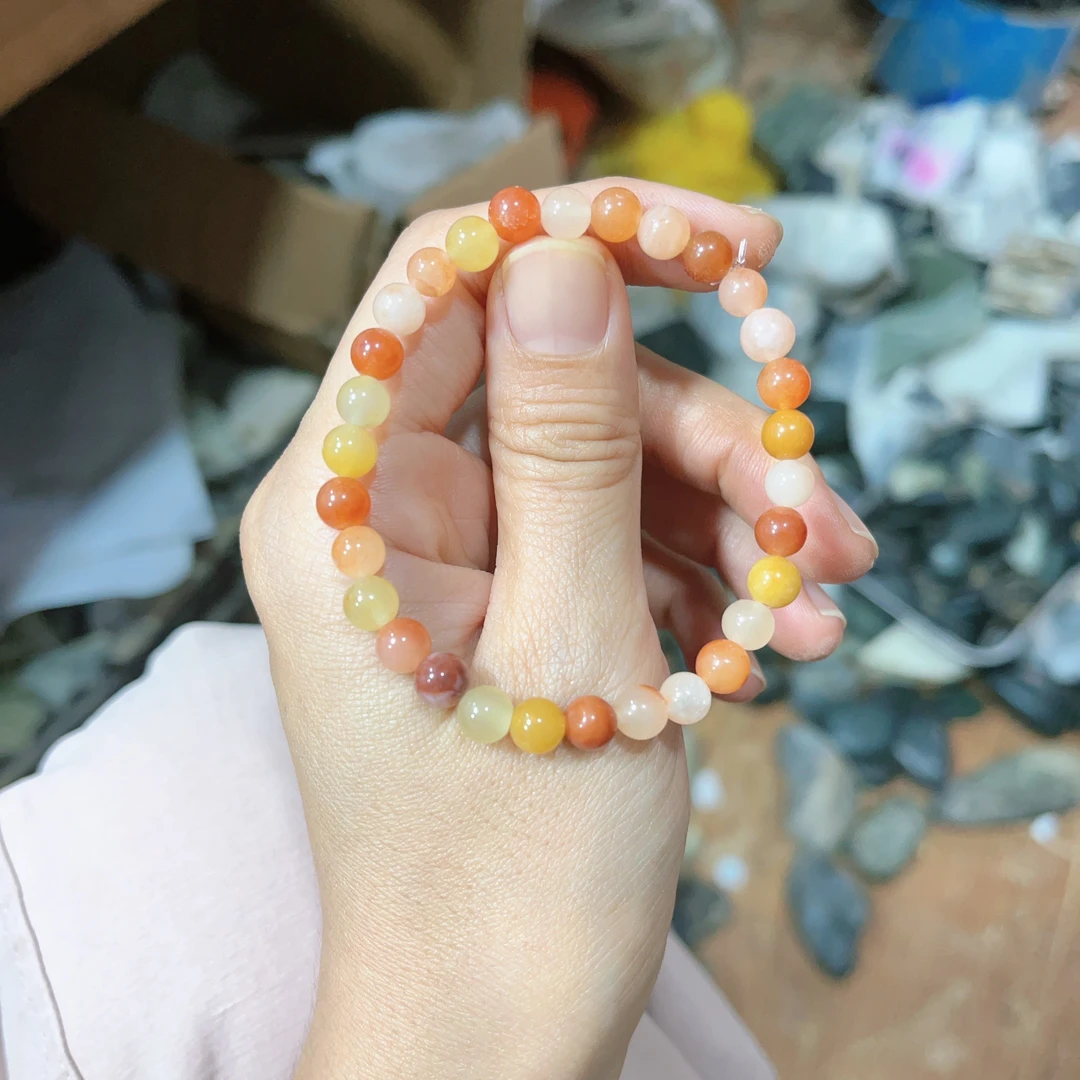卡6 天山翠彩色手串