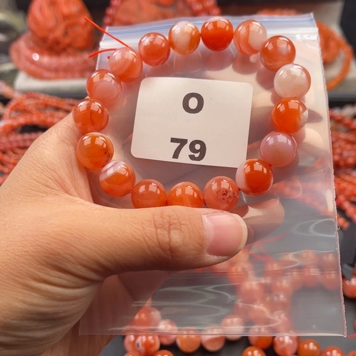 南红玛瑙未镶嵌多样性发货默认微瑕称重11mm