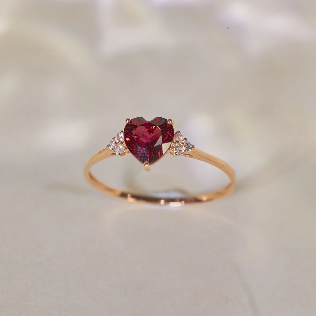 【歪歪】碧玺戒指*18K金镶嵌（多样性发一）XB-S9807