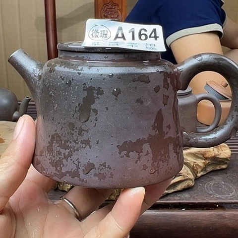戬谷龙窑柴烧茶壶164