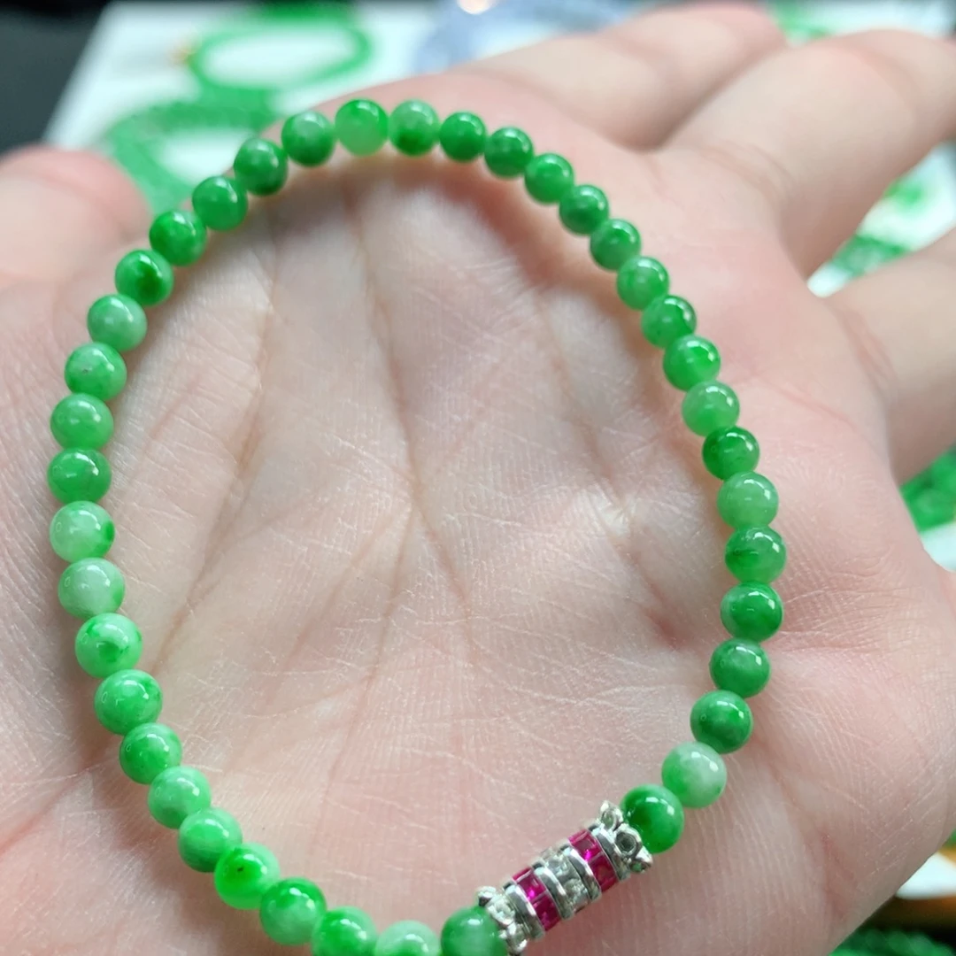 翡翠未镶嵌手链翡翠