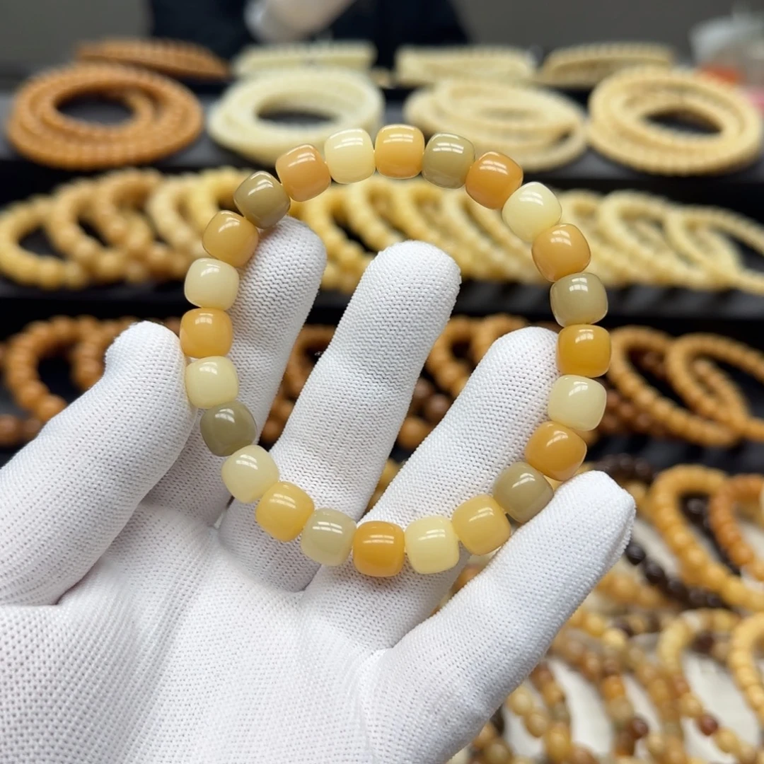 手串菩提根/象牙果9×10 5年 鬼工