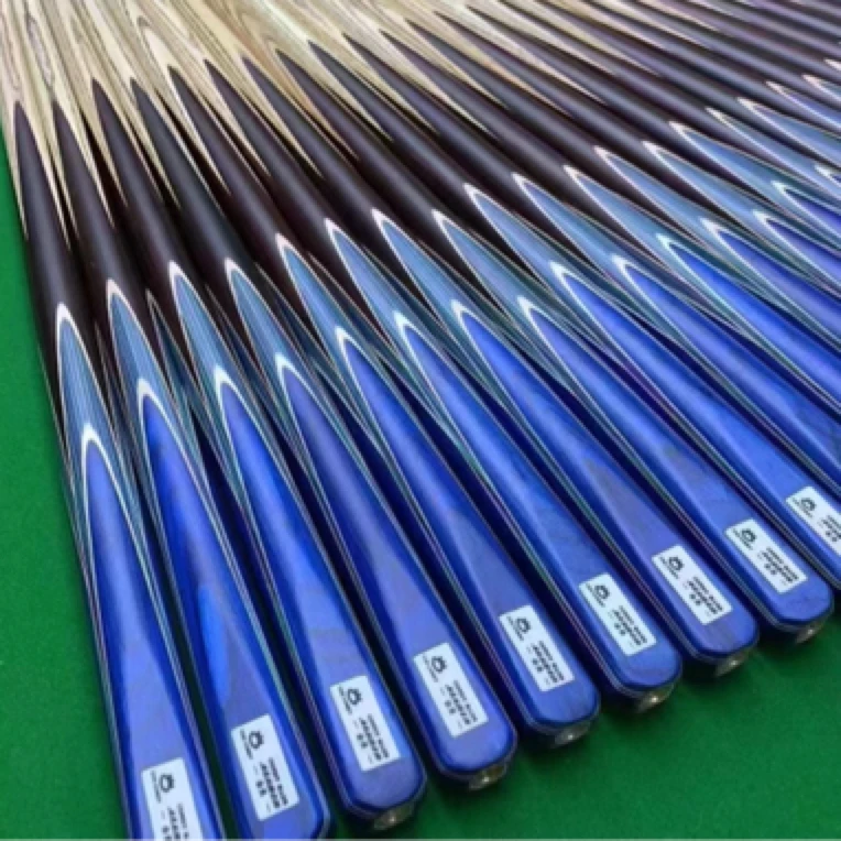 蓝雀台球杆小头分体中式黑八桌球杆会员杆