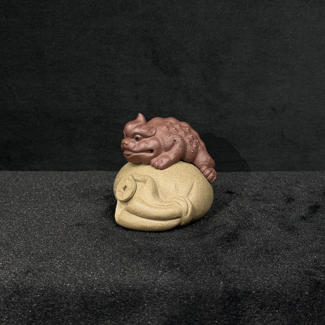 15/CDF060/陈德富/紫砂茶宠代代有财/