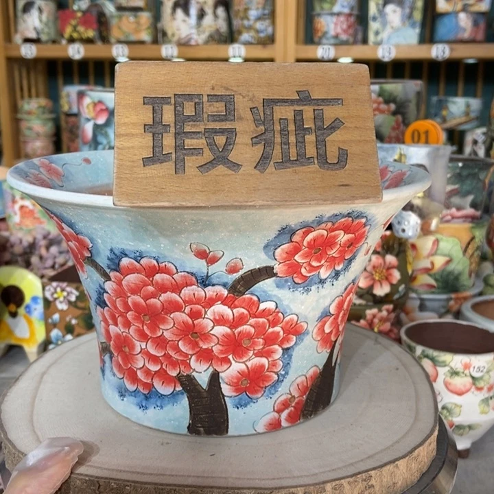 红陶景德镇艺术手绘作品