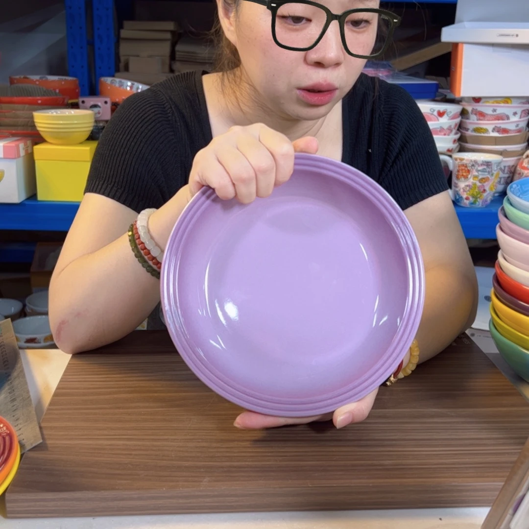 陶瓷紫罗兰大草帽