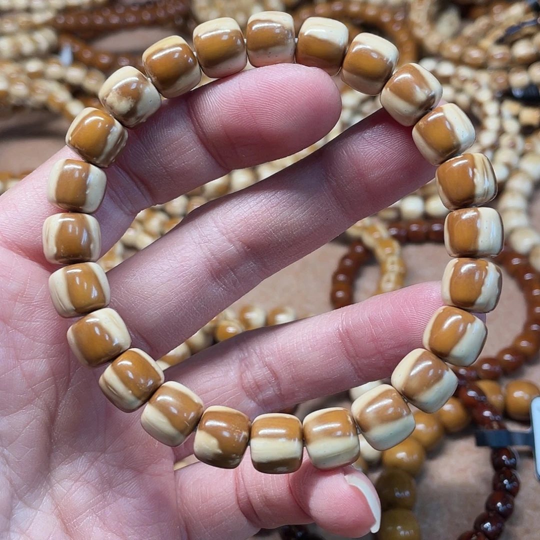 紫金鼠吊坠实心紫金鼠手串10三花