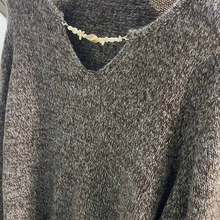 贝壳灰色花纱孤品均码