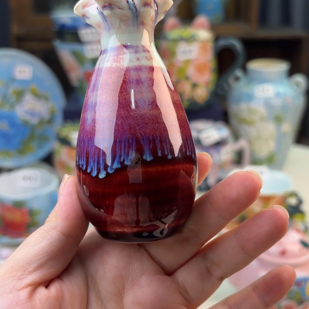 景德镇手绘高温釉下彩陶瓷茶具