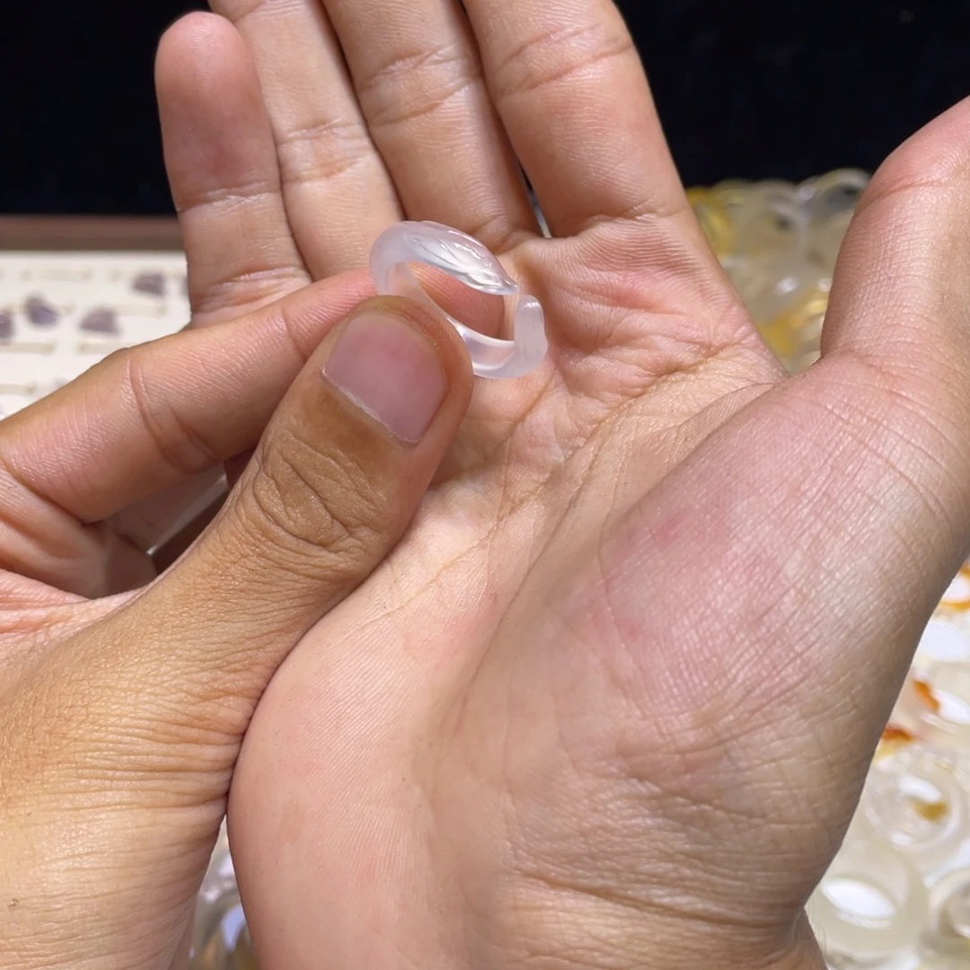 玛瑙/玉髓未镶嵌戒指243号港16