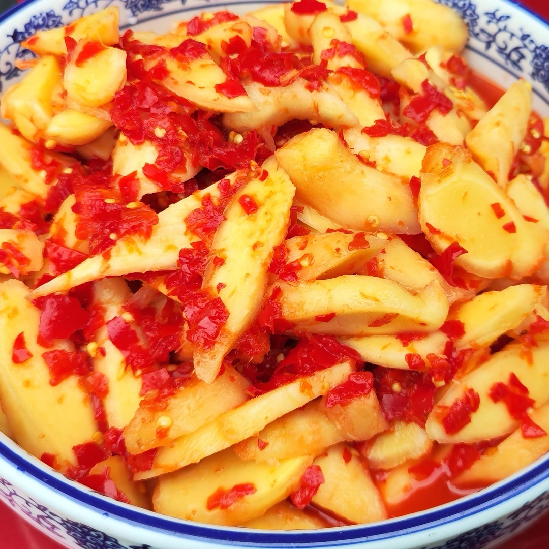 湖南湘西 芷江泡菜 酸辣剁椒仔姜 老坛酸辣姜农家下饭菜腌制 生姜