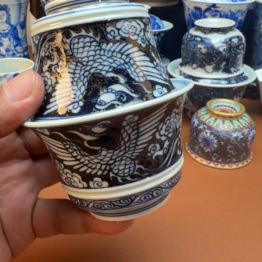 杯子景德镇全手工手绘陶瓷