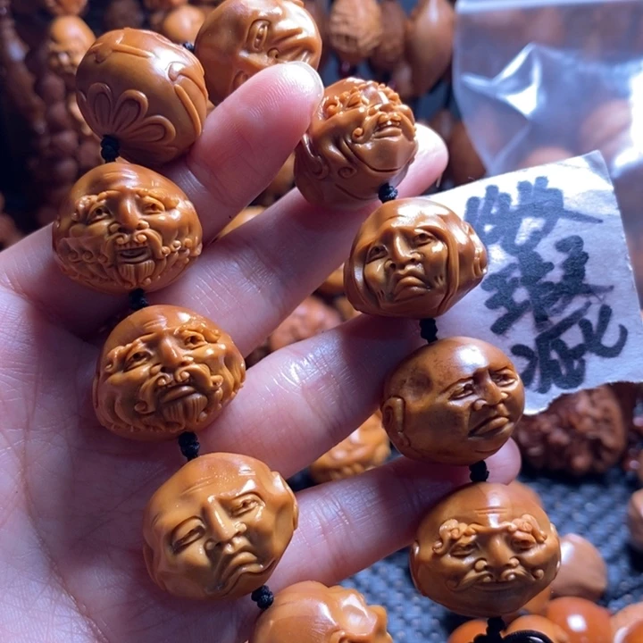 吊坠橄榄核奋*微上色