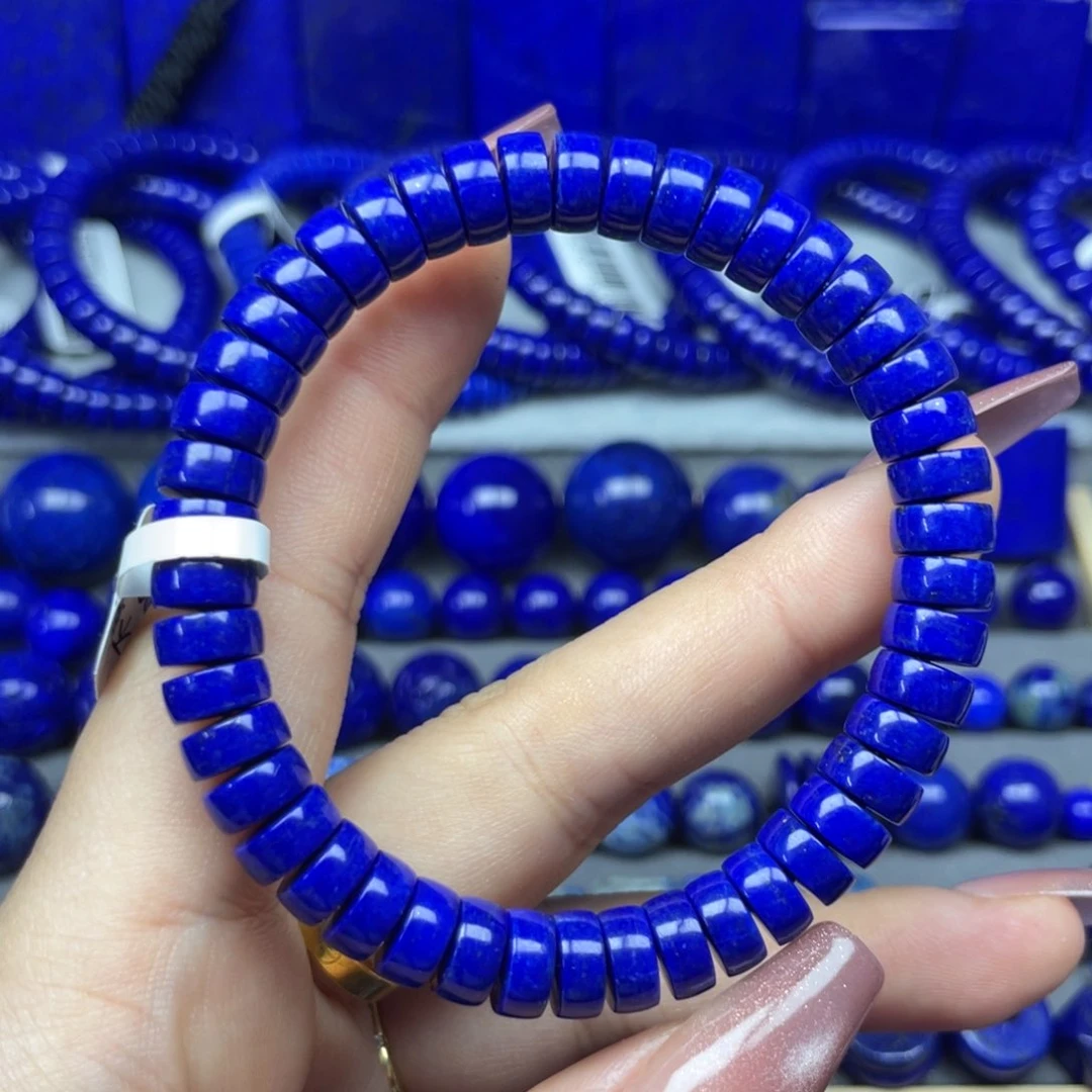 青金石未镶嵌8+药片手串星**方