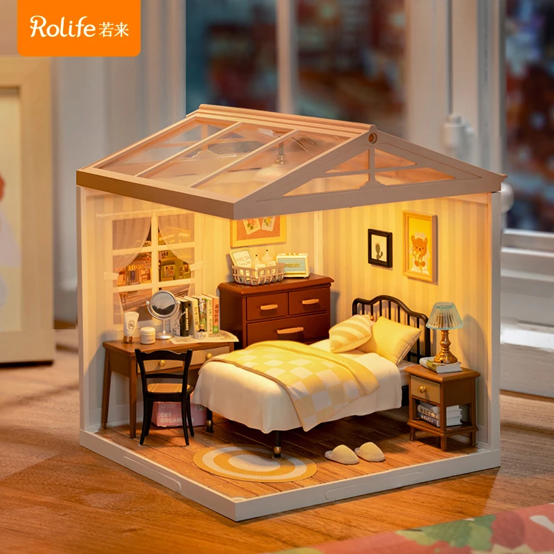 【解先森专属】若来超级世界卧室情侣送礼物亲子拼装玩具过家家