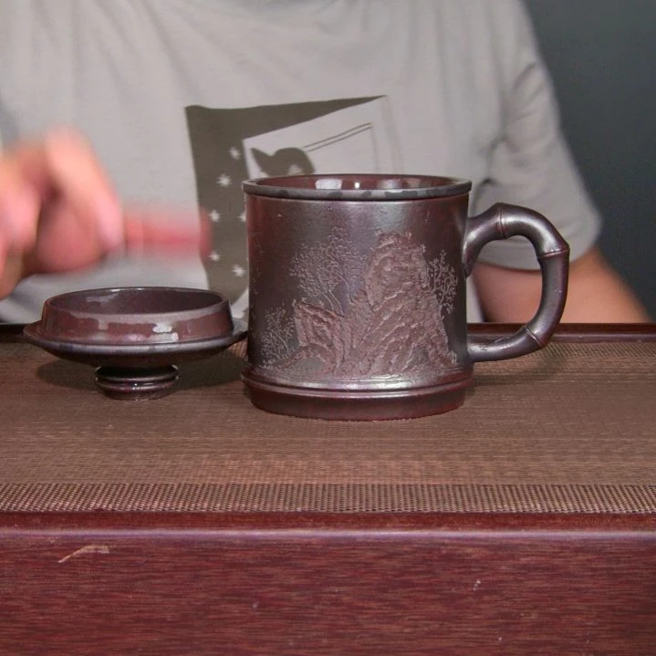 茶杯紫砂高货放漏