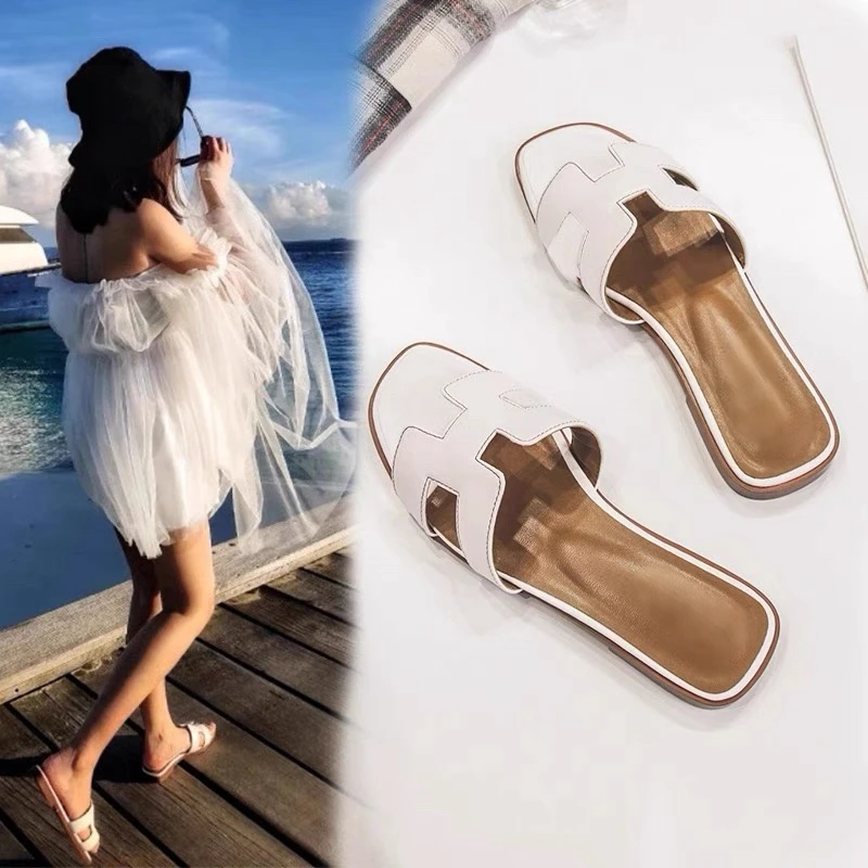 H拖～惠子家2025新款夏季拖鞋百搭休闲平跟舒适2025