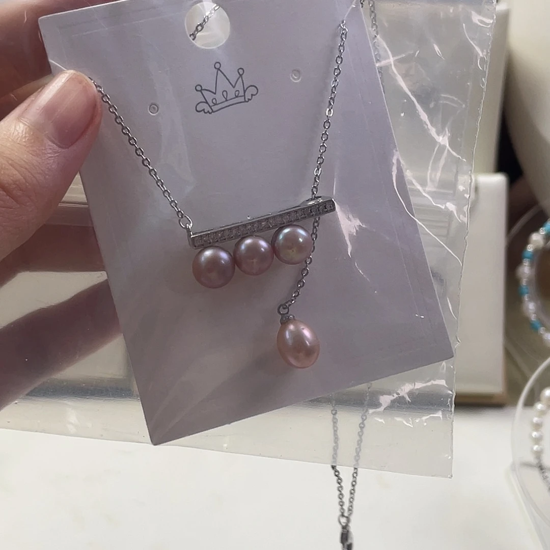 未镶嵌淡水珍珠耳饰布*丢