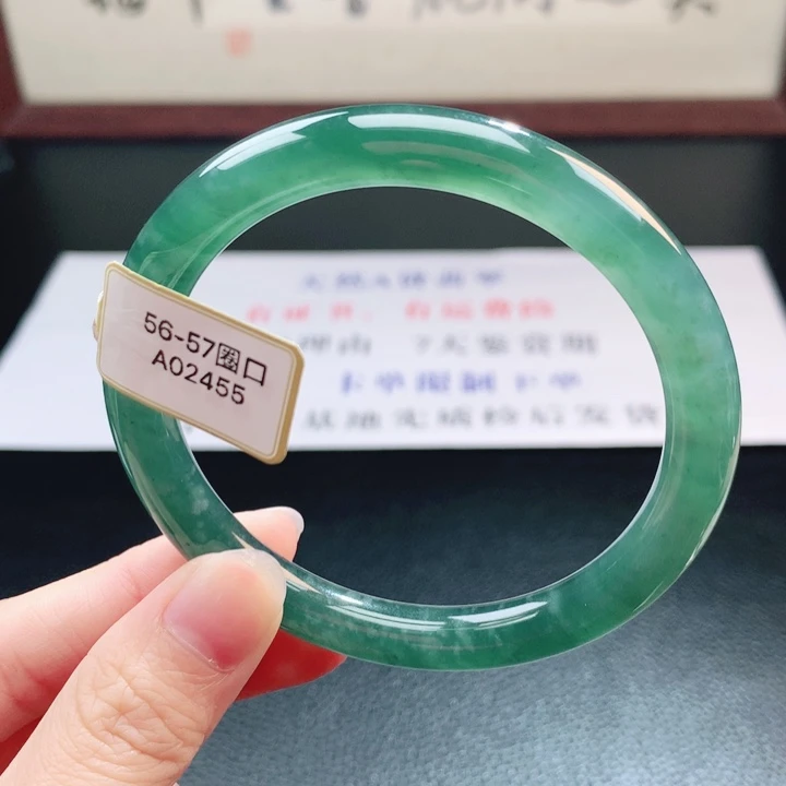 翡翠未镶嵌手镯翡翠手镯98