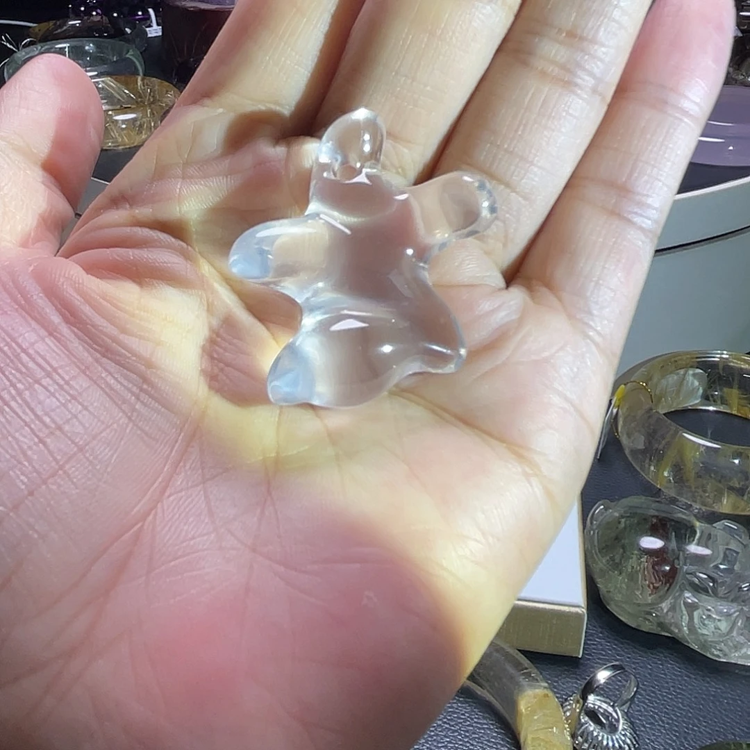 水晶未镶嵌吊坠(赠链)吊坠