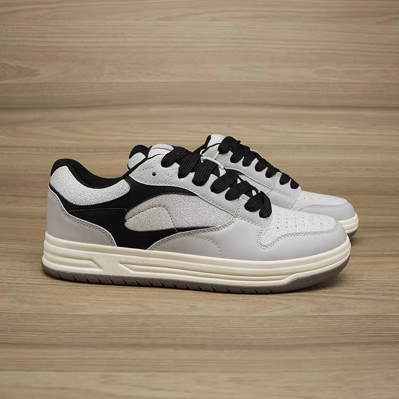 西班牙单巴适卡舒适百搭经典黑白配色软底板鞋