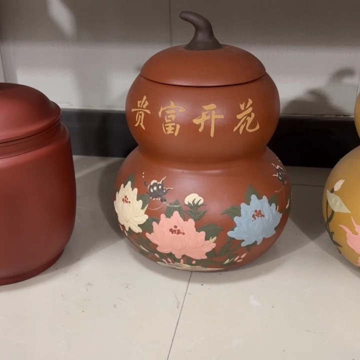 紫砂茶叶罐5斤装罐