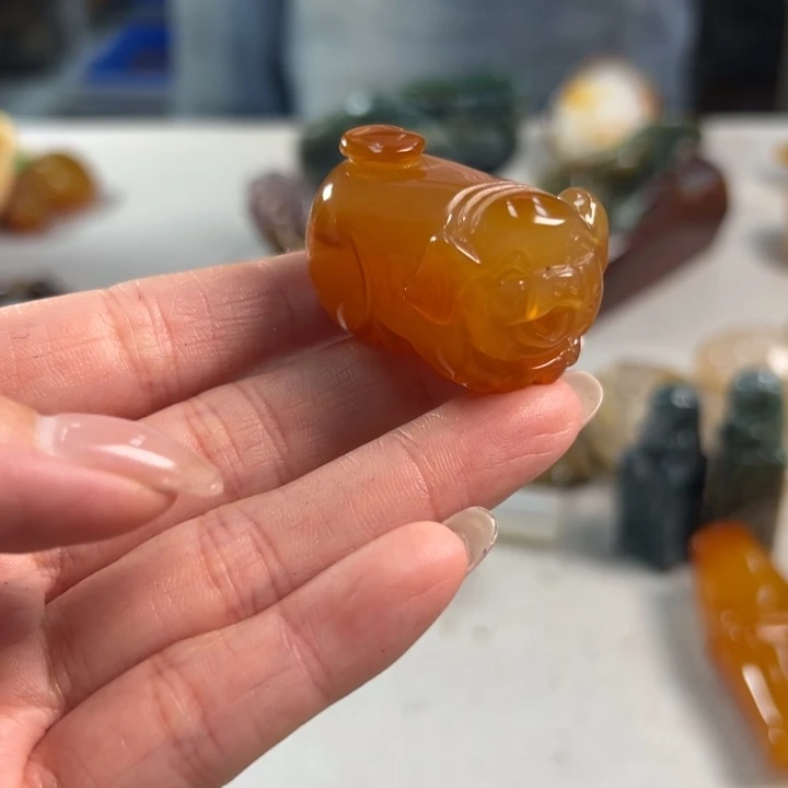 玛瑙/玉髓吊坠(不含链)未镶嵌