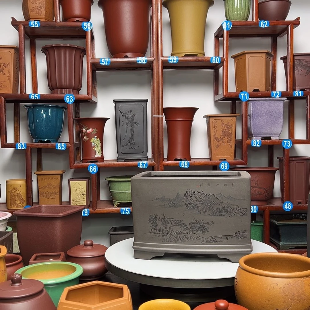 紫砂花盆牧***@长方花盆