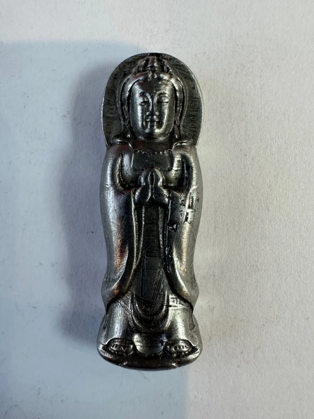 铁合金吊坠 瑞典铁星星雕刻观音吊坠精品挂件饰品