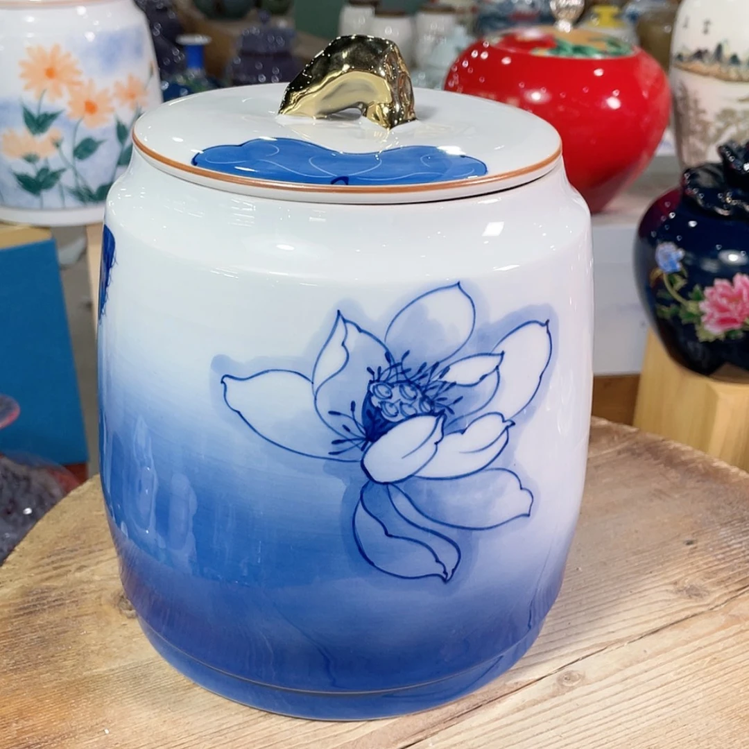 【闪购商品】罐陶瓷茶叶罐密封罐