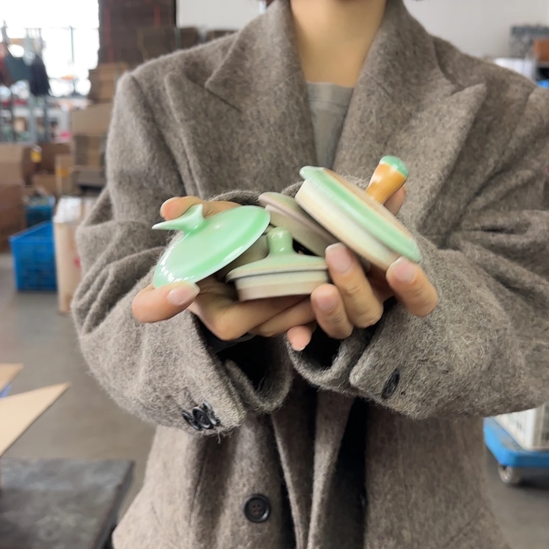 龙泉云间青瓷小米茶器