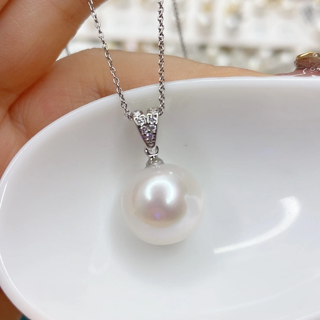 淡水珍珠未镶嵌吊坠(赠链)