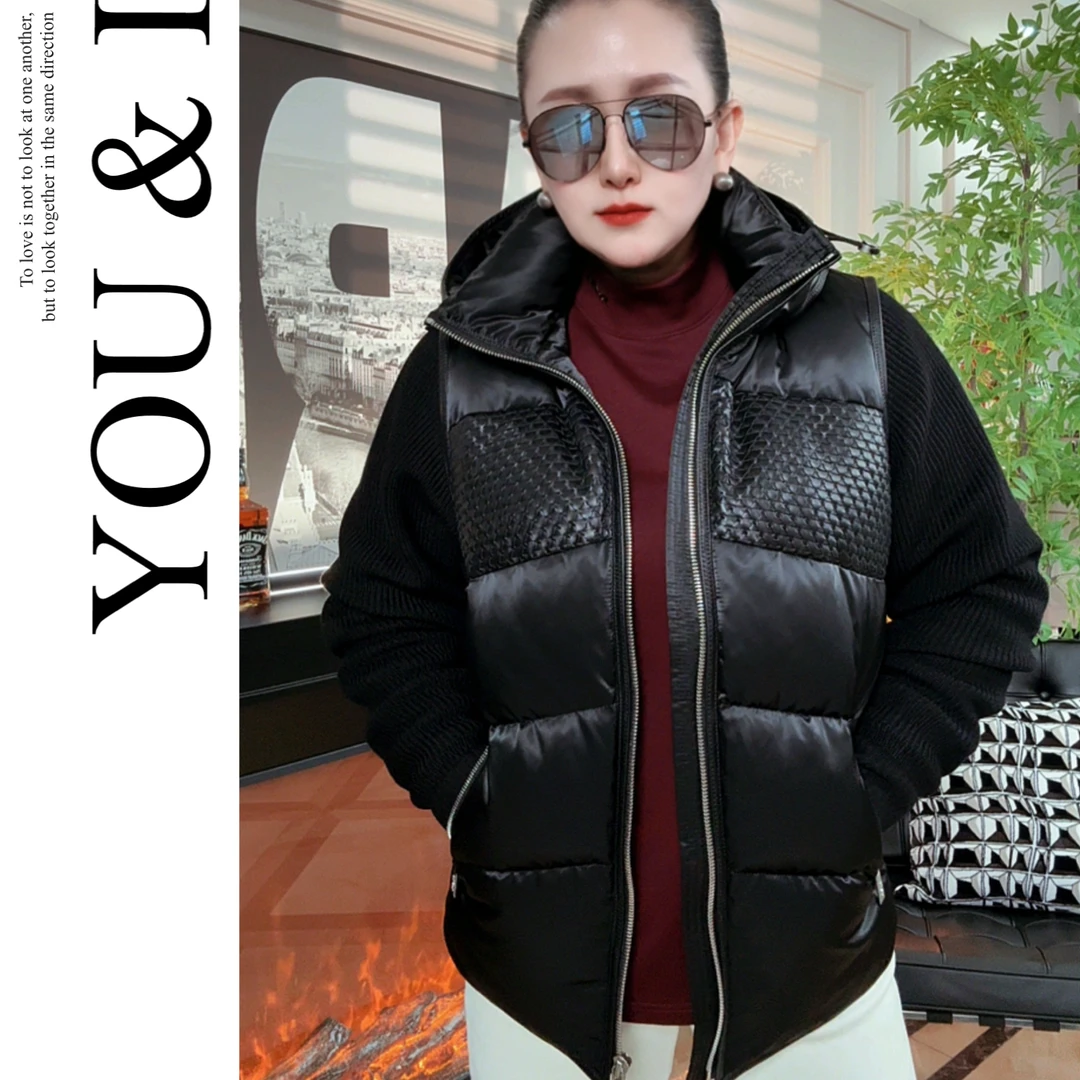 【子歌男装】男士高端可拆袖两穿时尚轻奢羽绒服A32181