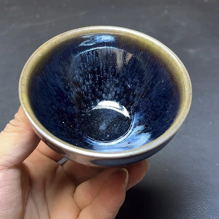 茶盏建盏油滴束口9.3口径