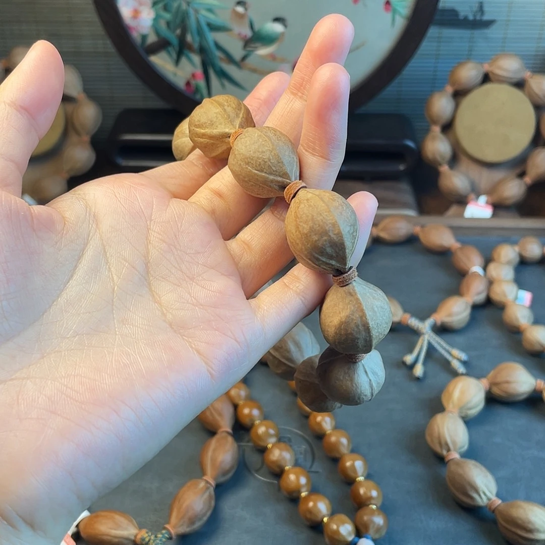 辽***物手串/手链橄榄核1925梅林铁核