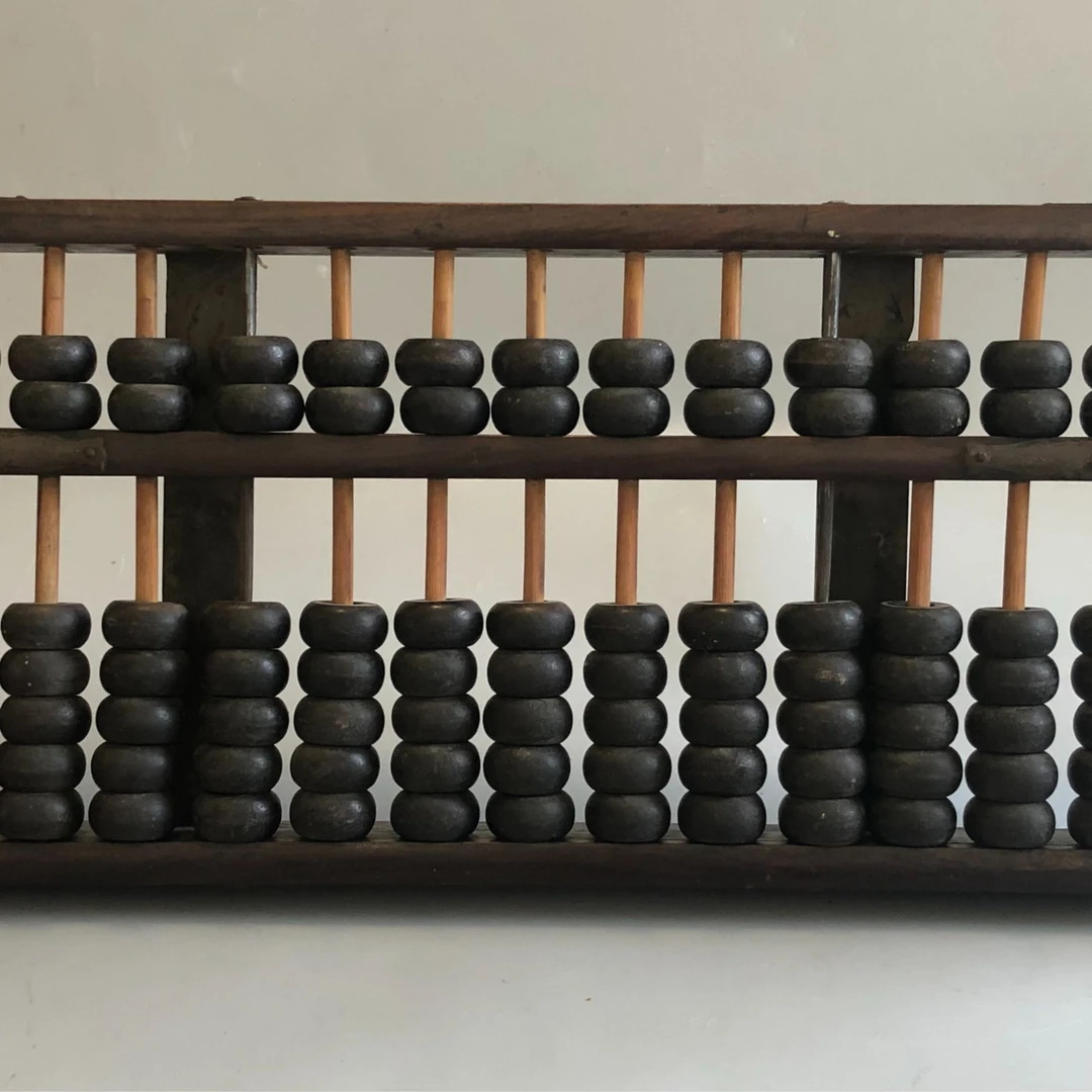 全品红木算盘特别厚重